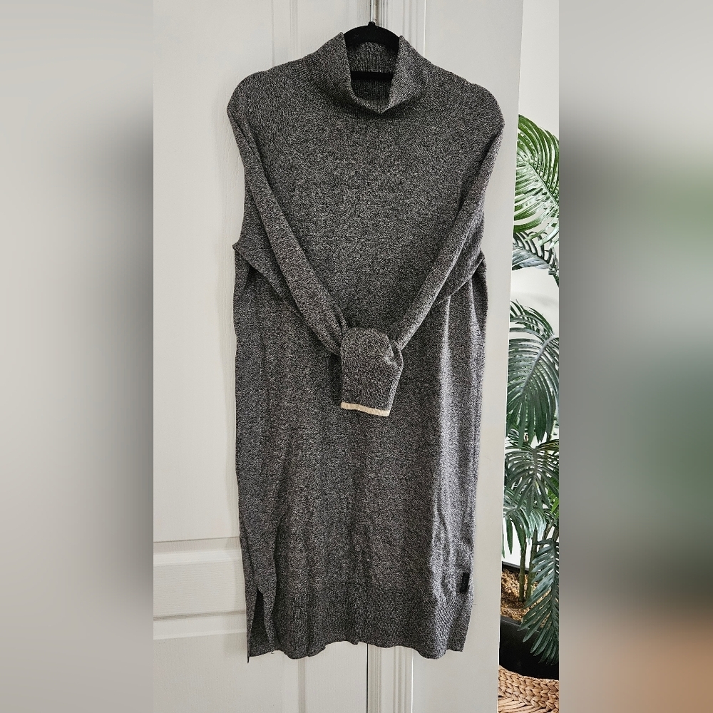 Roots Charcoal Cowl Neck Sweater